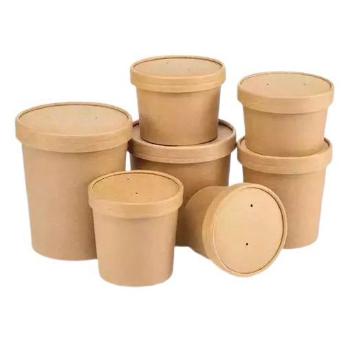 Cardboard laminated inside Cups with Lids (12 pieces)
