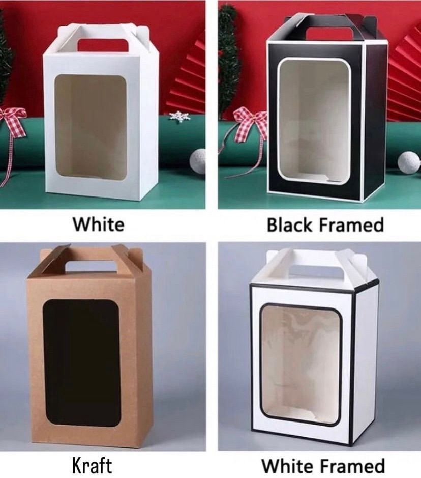 standing box with pvc front (12 pieces)