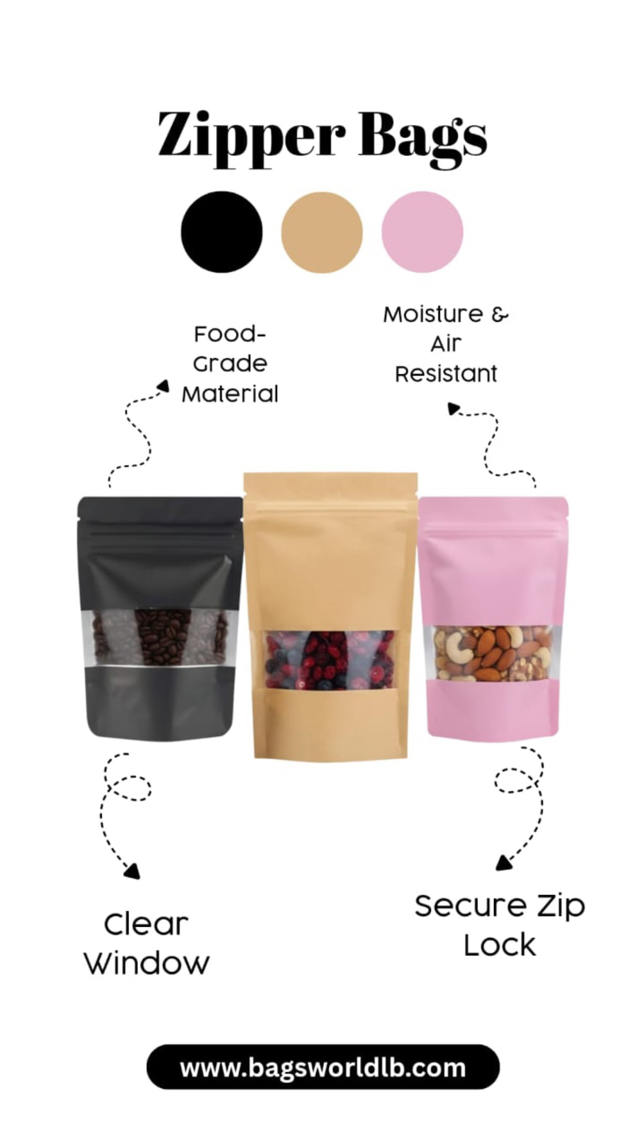 Zipper Bags (50 pieces)