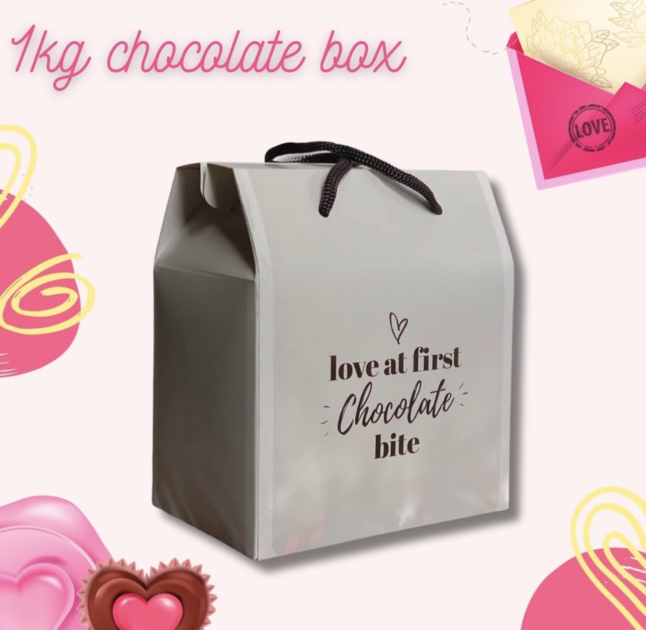 Valentine printed Chocolate box (12pcs)