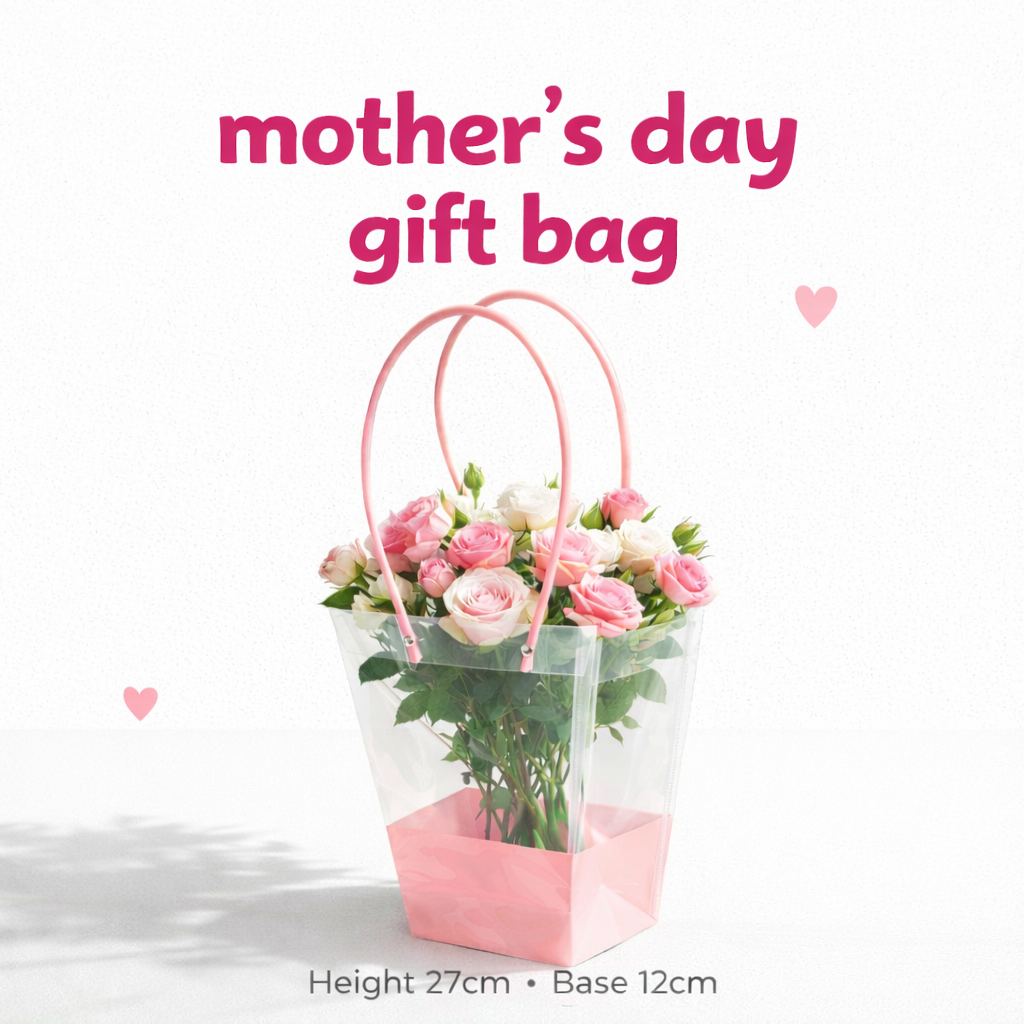 Blush pink gift bag (1pc)